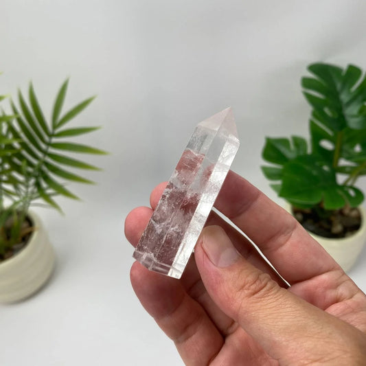 Natural Clear Quartz Tower
