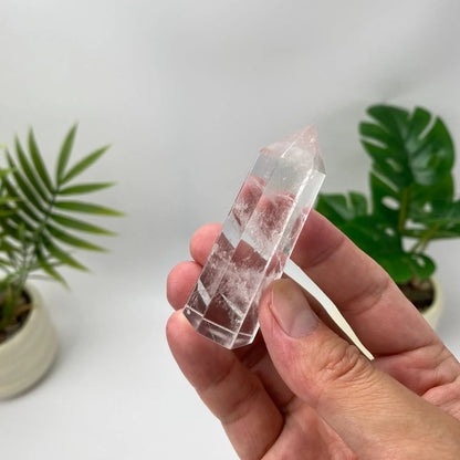 Natural Clear Quartz Tower
