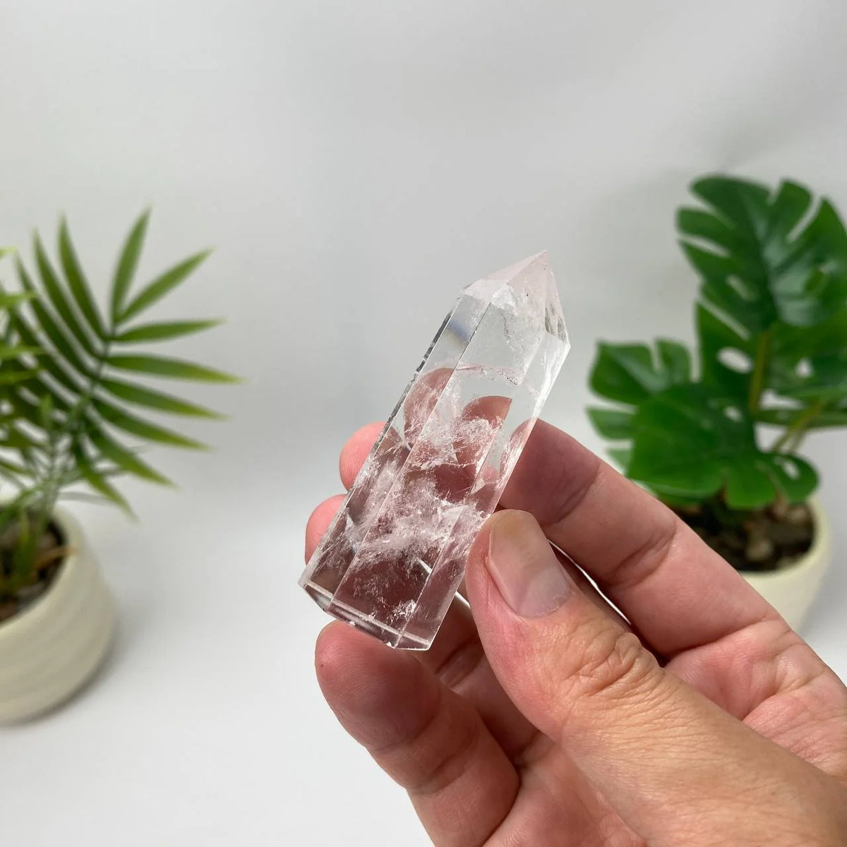 Natural Clear Quartz Tower