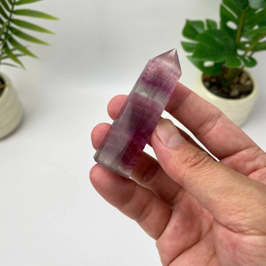 Natural Rainbow Fluorite Tower