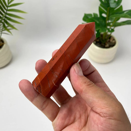 Natural Red Jasper Tower