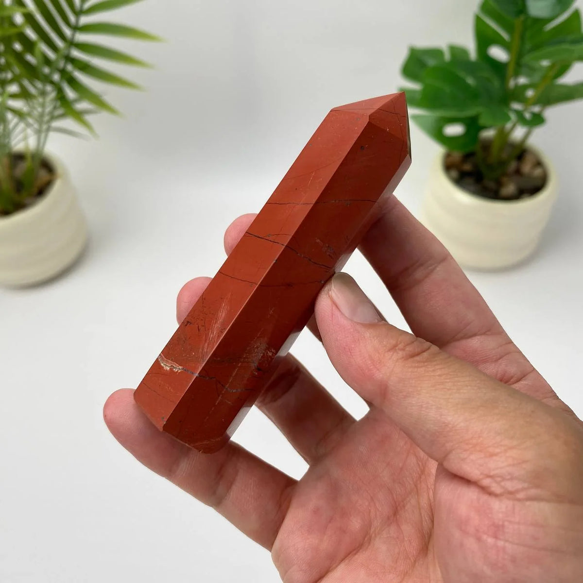 Natural Red Jasper Tower