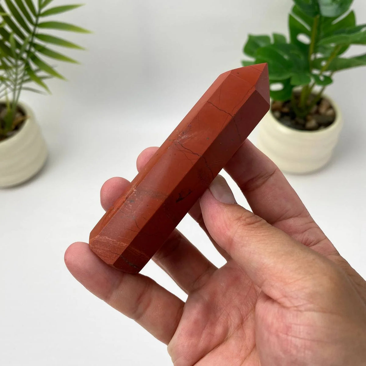Natural Red Jasper Tower