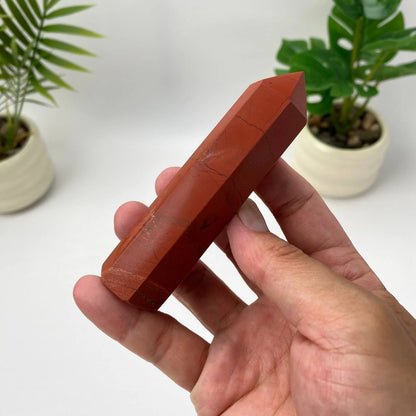 Natural Red Jasper Tower
