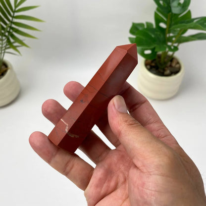 Natural Red Jasper Tower