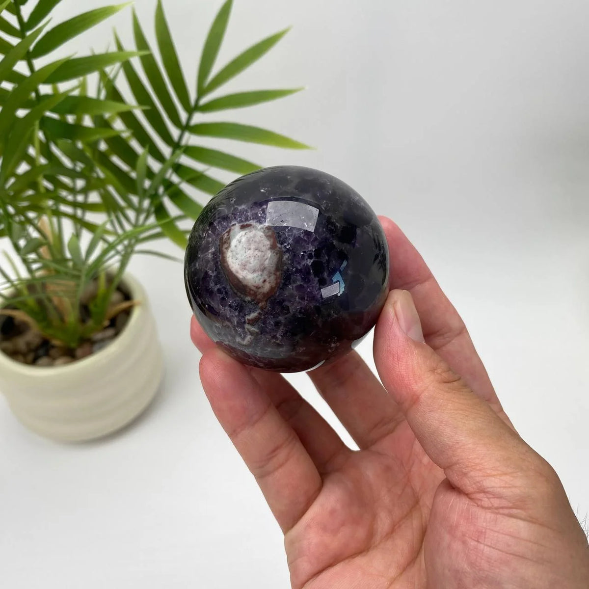 Natural Dream Amethyst Sphere