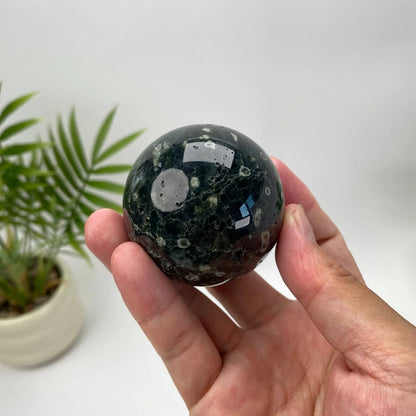 Natural Ocean Jasper Sphere