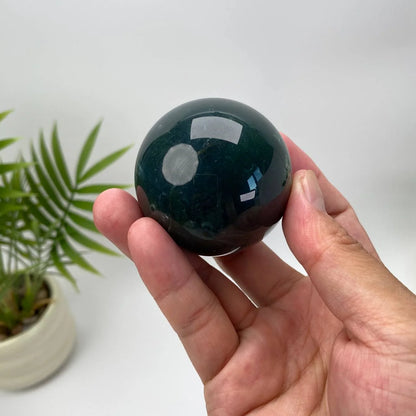 Natural Moss Agate Sphere