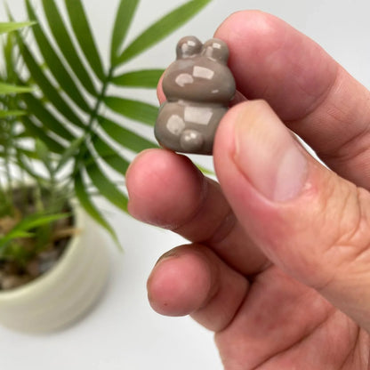 Natural Alashan Agate Rabbit Carving