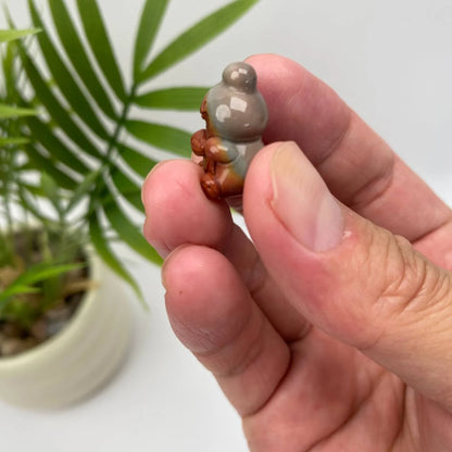 Natural Alashan Agate Rabbit Carving