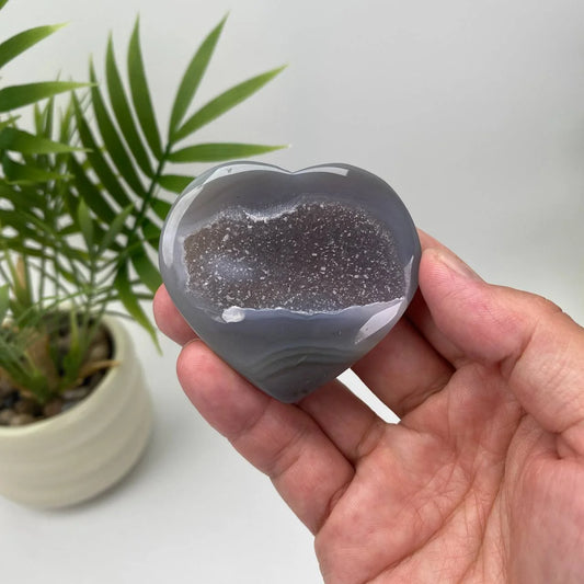 Natural Agate Heart