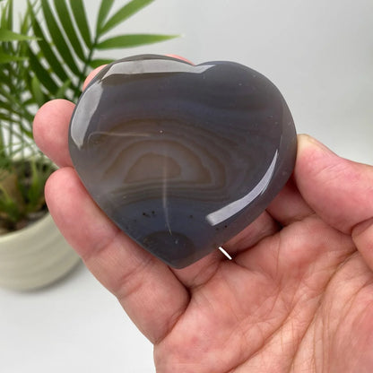 Natural Agate Heart