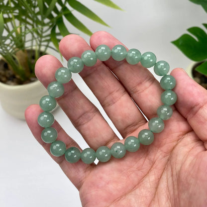 Natural Green Aventurine Crystal Beaded Bracelet