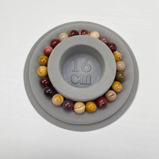 Natural Mookaite Crystal Beaded Bracelet