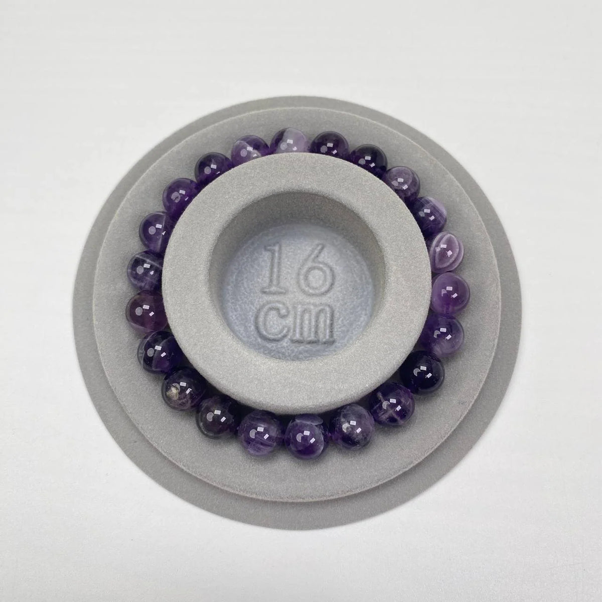 Natural Dream Amethyst Crystal Beaded Bracelet