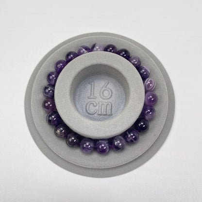 Natural Dream Amethyst Crystal Beaded Bracelet