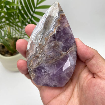 Natural Amethyst Agate Teardrop