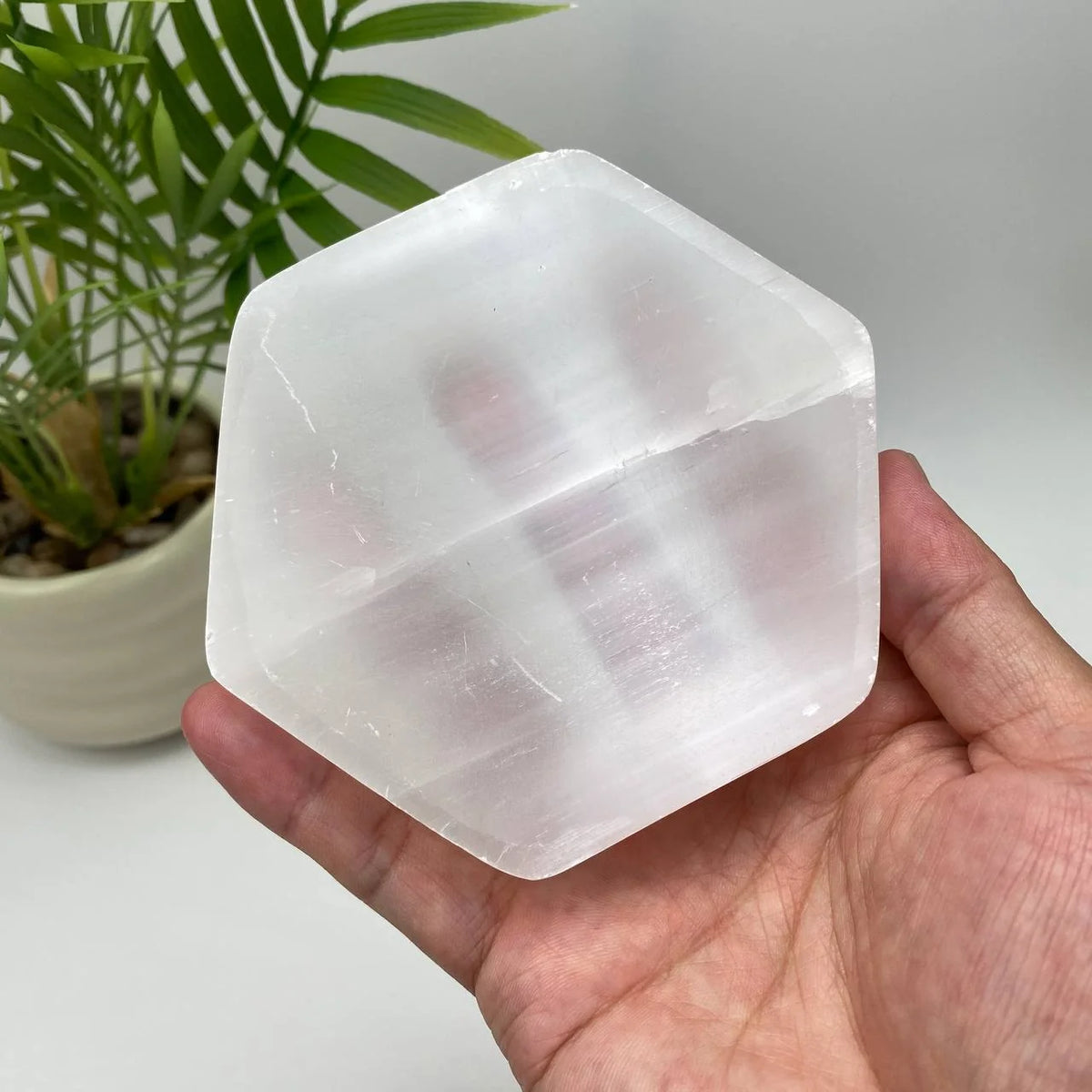 Natural Selenite Charging Plate
