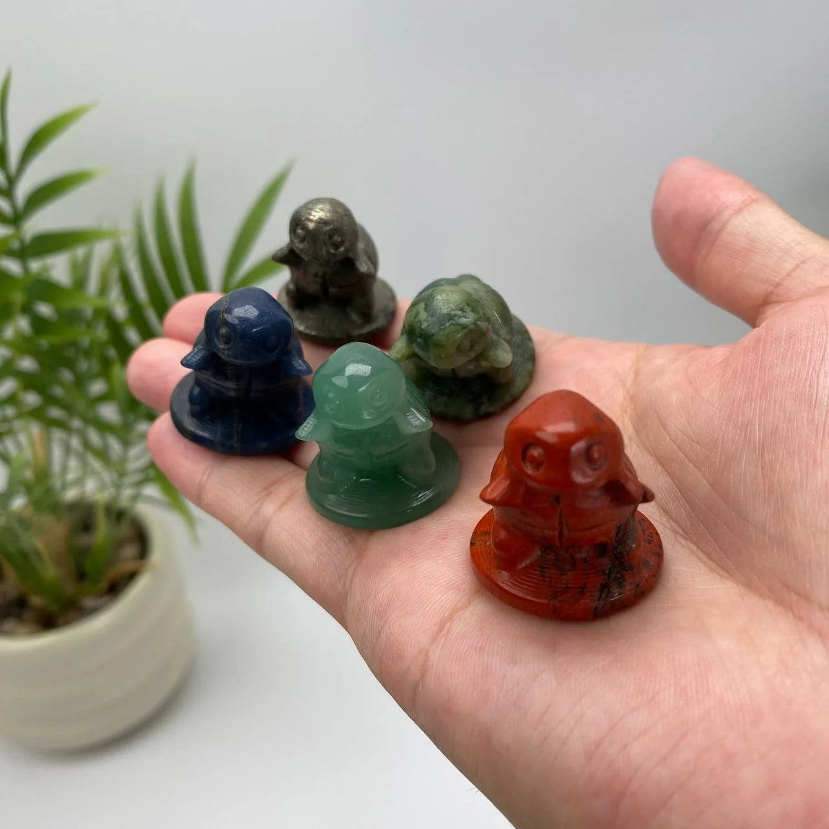 Natural Crystal Squirtle Carving