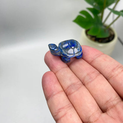 Natural Crystal Turtle Carving