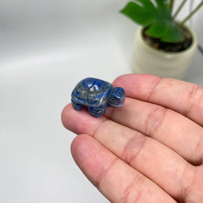 Natural Crystal Turtle Carving