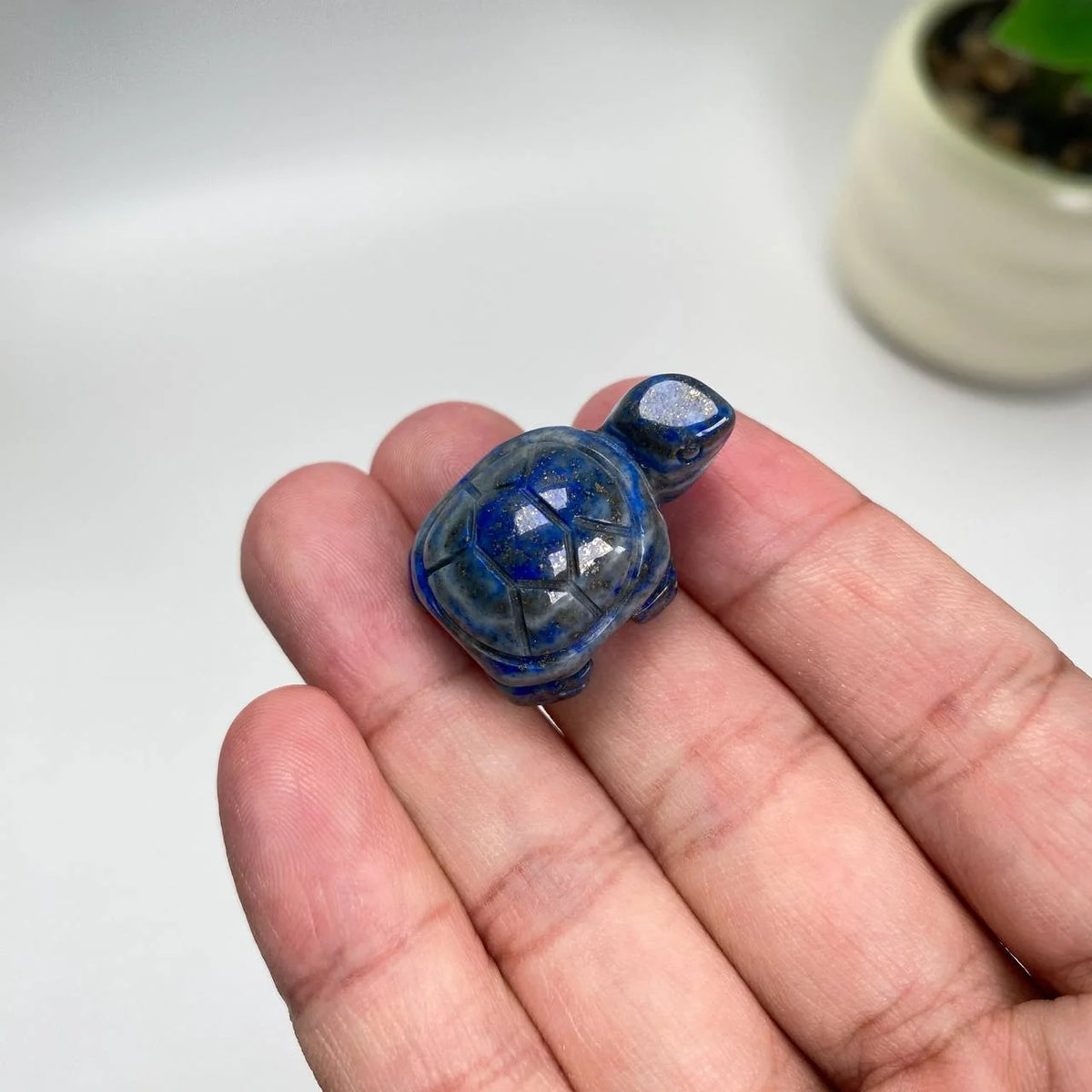 Natural Crystal Turtle Carving