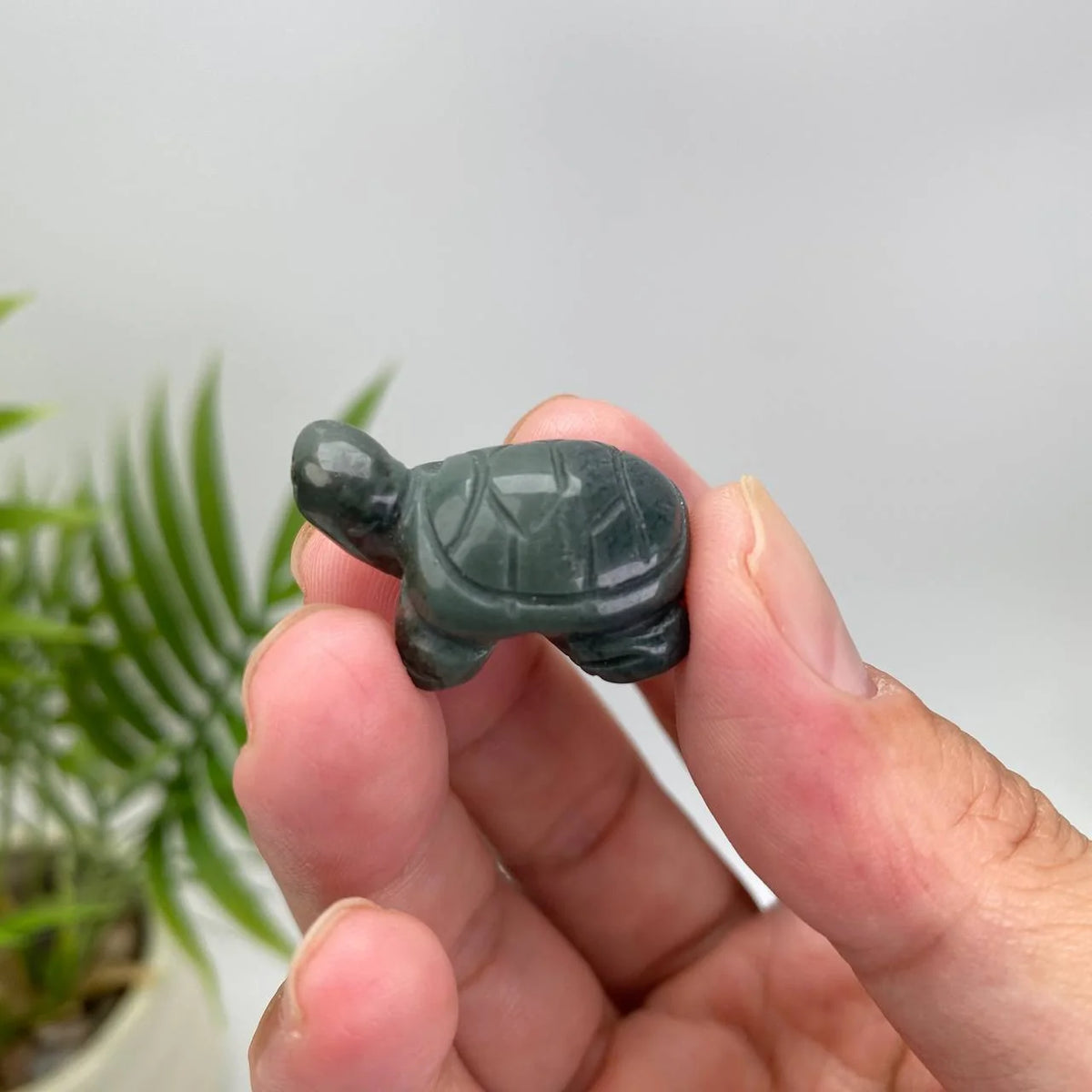 Natural Crystal Turtle Carving