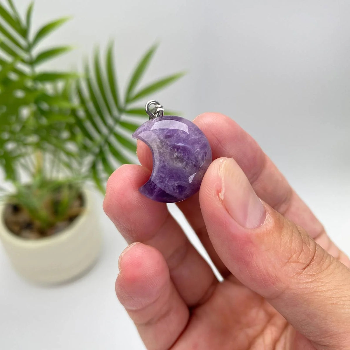 Natural Crystal Moon