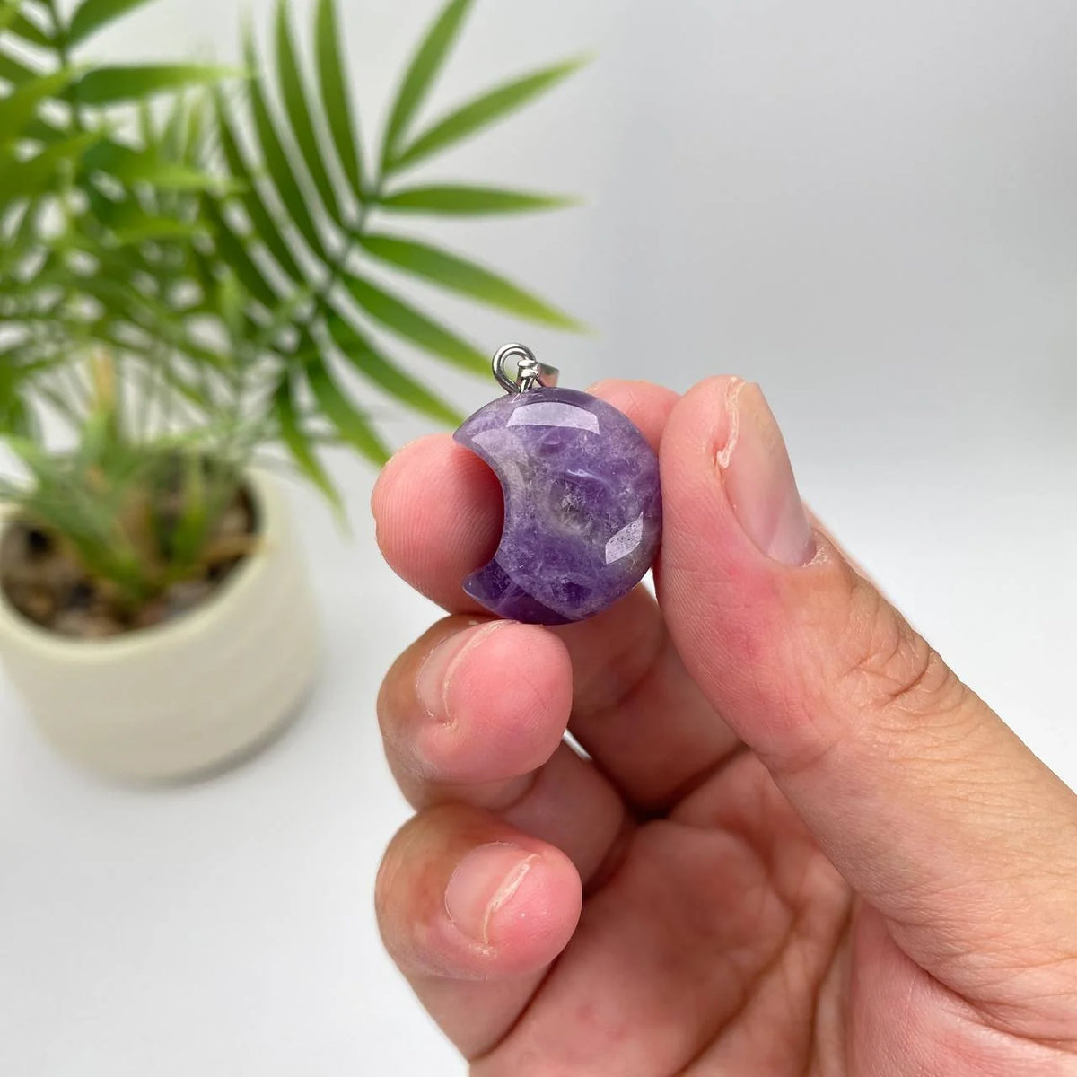 Natural Crystal Moon